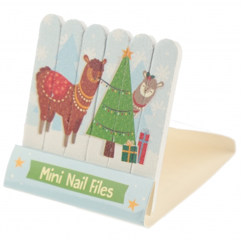 XNAIL05 - Festive Friends Christmas Animals Matchbook Nail File