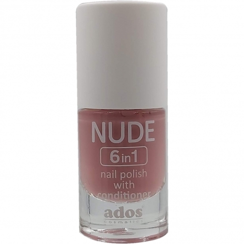 NUDE nail polish WITH CONDITIONER 6 in 1  nd07 8ml