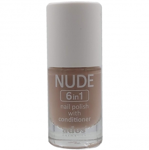 NUDE nail polish WITH CONDITIONER 6 in 1  nd12 8ml