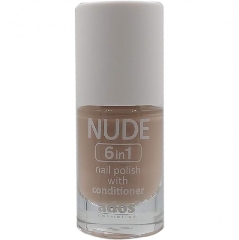 NUDE nail polish WITH CONDITIONER 6 in 1  nd03 8ml